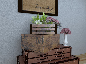 luggage 3D 모델