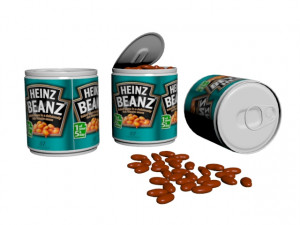 red bean tin 3D Model