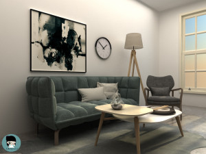 living Model 3D