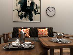 sofa set 3D-Modell