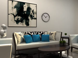 set di divani da soggiorno Modello 3D