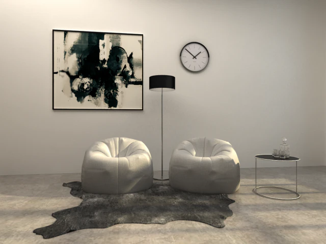 living sofa 3D Model .c4d .max .obj .3ds .fbx .stl .blend 