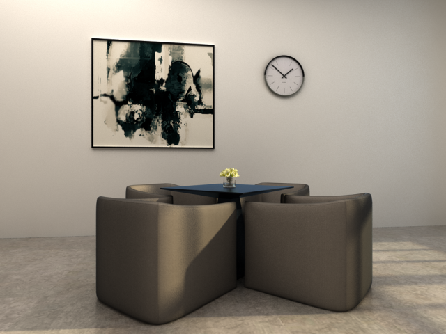 hotel sofa Model 3D .c4d .max .obj .3ds .fbx .stl .blend