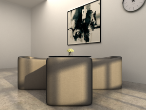 hotel sofa Model 3D