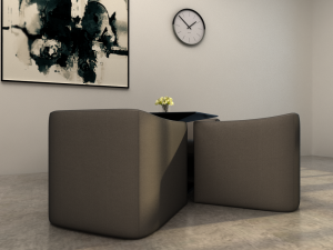 hotel sofa Model 3D