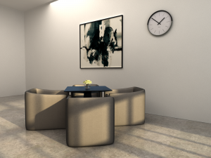 hotel sofa Model 3D