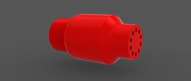 toilet water spray 3D Print Model .c4d .max .obj .3ds .fbx .stl .blend 