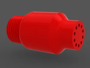 厕所喷水 3D 打印模型