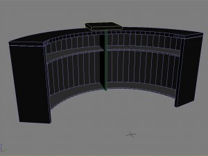 receptionist table 3D मॉडल