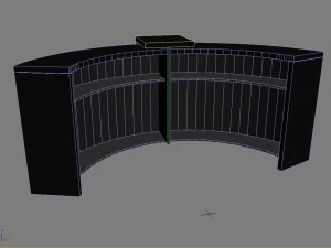 receptionist table 3D Model