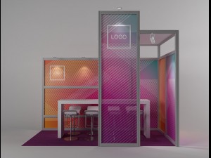 exhibition stand octanorm maxima 3D Model