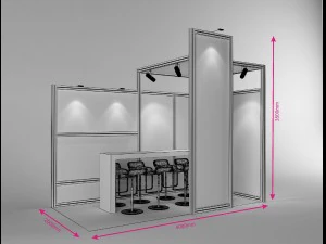 exhibition stand octanorm maxima 3D Model