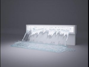 fountain real flow Modelo 3D