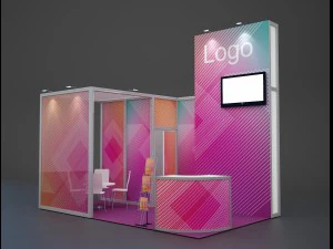 exhibition stand octanorm maxima 2 3D Model