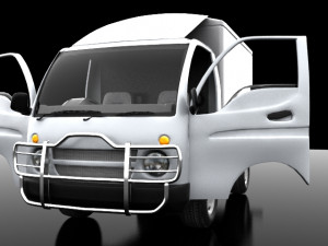 mini truck 3D 모델