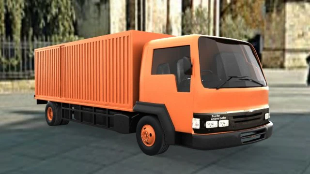 卡车模型 3D 模型 .c4d .max .obj .3ds .fbx .stl .blend 