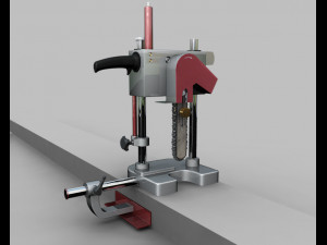 chain morticing machine 3D 모델