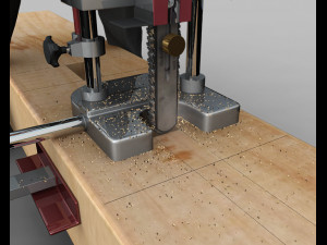 chain morticing machine 3D Model
