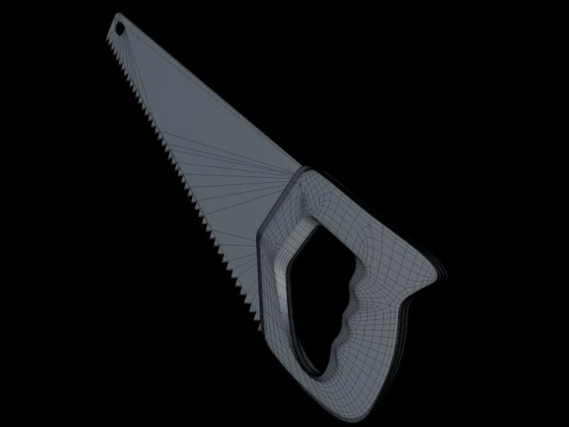 saw 3D Model .c4d .max .obj .3ds .fbx .stl .blend 