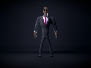 bald bouncer 3D Model