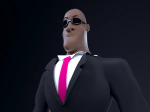 bald bouncer 3D Model