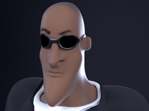 bald bouncer 3D Модель