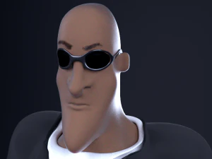 bald bouncer 3D Model