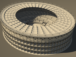roman colosseum reconstruction Model 3D