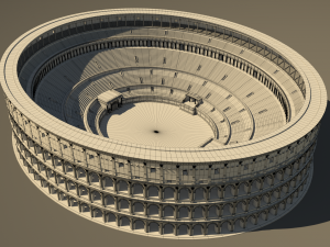 roman colosseum reconstruction Model 3D