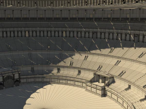 roman colosseum reconstruction 3D Model