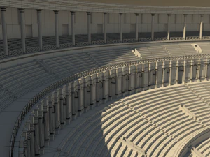 roman colosseum reconstruction 3D Model