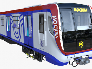 moscow metro train 3D 모델