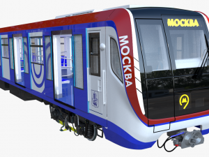 moscow metro train 3D 모델