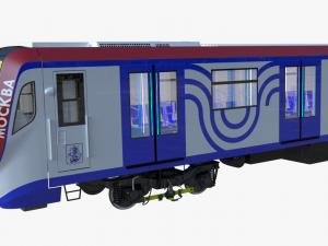 moscow metro train 3D 모델
