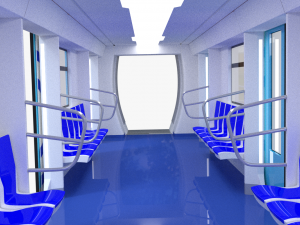 moscow metro train 3D 모델