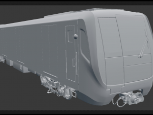 moscow metro train 3D 모델
