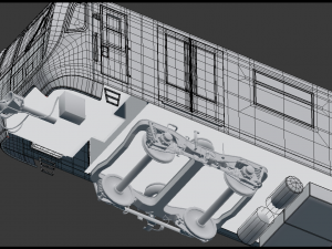 moscow metro train 3D 모델