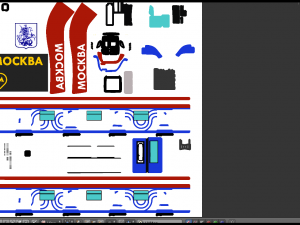 moscow metro train 3D 모델