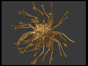 viruses 3D 모델