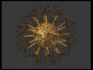 viruses 3D 모델
