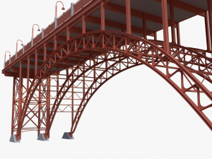 steel bridge 3D 모델