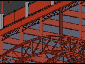 steel bridge 3D 모델