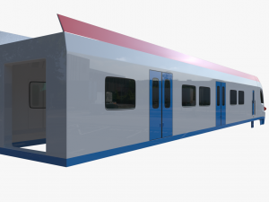 Ivolga train eg2tv 3D-Modell
