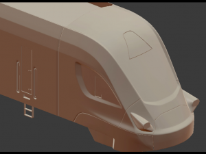 Ivolga train eg2tv 3D-Modell