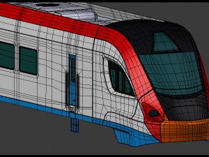 Ivolga train eg2tv 3D-Modell