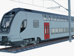bombardier twindexx train 3D Model