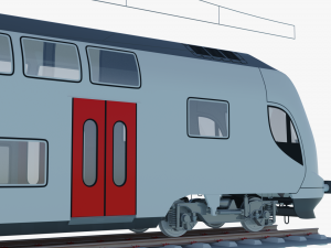 bombardier twindexx train 3D Model