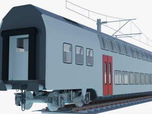 bombardier twindexx train 3D Model