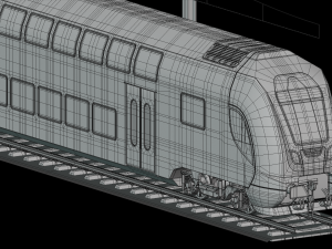 bombardier twindexx train 3D Model