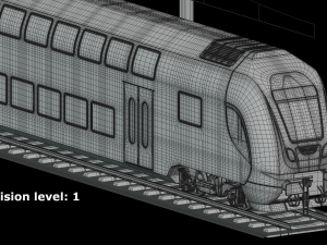 bombardier twindexx train 3D Model